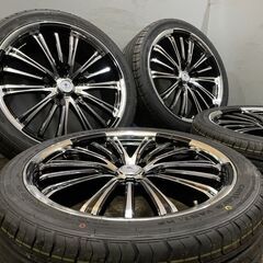 新品 バランス調整済【輸入タイヤ 245/40ZR20】夏タイヤ【BahnsTech 20インチ 8.5J5HPCD114.3+45】クラウン アルファード等　(VTF489) クレジットカード QRコード決済可能