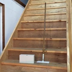 ★状態綺麗です★無印良品 木製 フローリングワイパー クイックル...