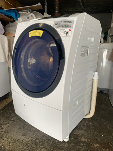 17年製 日立 ドラム式洗濯乾燥機 ビッグドラム 10kg 左開き BD-TS100AL