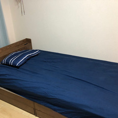 セミダブルベット、マットレスの画像