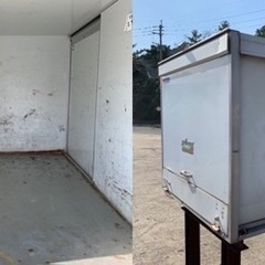 No.582 保冷バン 軽トラ 車 アルミ 箱 バイク 倉庫 トラック コンテナ 米 保管庫 物置 DIY