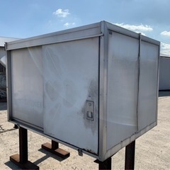 No.582 保冷バン 軽トラ 車 アルミ 箱 バイク 倉庫 トラック コンテナ 米 保管庫 物置 DIY