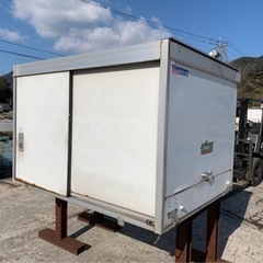 No.582 保冷バン 軽トラ 車 アルミ 箱 バイク 倉庫 トラック コンテナ 米 保管庫 物置 DIY
