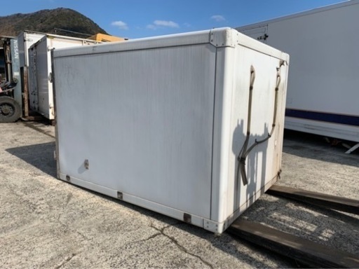 No.584 保冷バン 軽トラ 車 アルミ 箱 バイク 倉庫 トラック コンテナ 米 保管庫 物置 DIY
