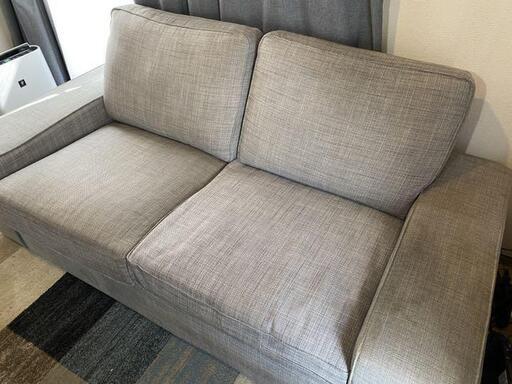 【人気ソファー/3000円+送料】KIVIKシーヴィク2人掛けソファー