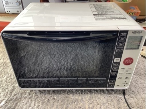 【リサイクルサービス八光　田上店　安心の3か月保証　配達・設置OK】HITACHI 日立 MRO-S1KS オーブンレンジ 17年製