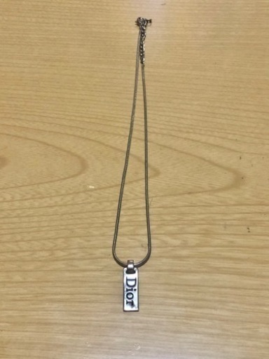 値引き★ クリスチャンディオール プレート ネックレス ★