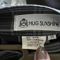 チェックスカートの画像