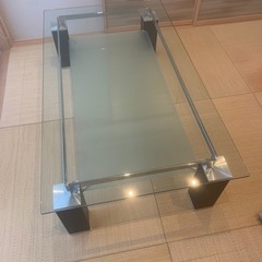 ニトリ　ガラステーブル　ローテーブル　価格変更しましたの画像