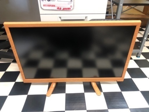 【リサイクルサービス八光　田上店　安心の3か月保証　配達・設置OK】タンスのゲン 木目調 24V型 液晶 テレビ 3波 [ 地上・BS・110度CS ] 2K フルハイビジョン 外付けHDD対応 コンパクト メーカー Elec-Diamond ナチュラルウッド