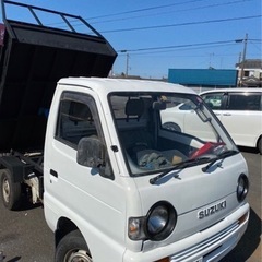 スズキキャリィ軽トラダンプ4WD平成5年式走行96882km車検切れの画像