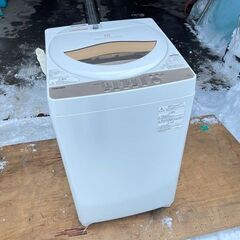 TOSHIBA/東芝 全自動洗濯機 5kg「AW-5G8」202...
