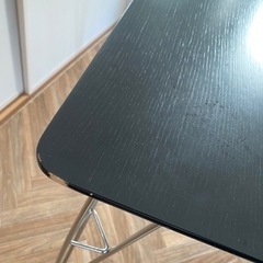 ニトリ　テーブル　黒の画像
