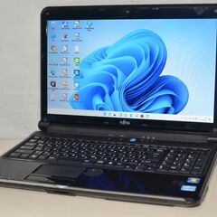 最新Windows11+office 爆速新品SSD256GB 富士通 LIFEBOOK AH56/C i5-2520M/8GB/15.6インチ/ブルーレイ/無線/Webカメラ/HDMI/便利なソフト