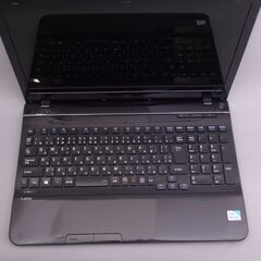 超大容量HDD-1TB WiFi有 ノートパソコン 15.6型 NEC PC-LS150JS6B 中古良品 Pentium 4GB DVDマルチ 無線 webカメラ Windows10 Officeの画像