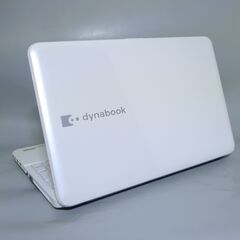 超大容量HDD-1TB Wi-Fi有 ノートパソコン 15.6型 東芝 T452/33HWY 中古美品 Celeron 4GB DVDマルチ 無線 webカメラ Windows10 Officeの画像