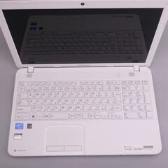 超大容量HDD-1TB Wi-Fi有 ノートパソコン 15.6型 東芝 T452/33HWY 中古美品 Celeron 4GB DVDマルチ 無線 webカメラ Windows10 Officeの画像