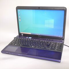 新品SSD WiFi有 紫色 ノートパソコン 15.5型 SON...