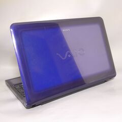 新品SSD WiFi有 紫色 ノートパソコン 15.5型 SONY VPCCB28FJ 中古良品 第2世代Core i5 8GB BD-R 無線 Bluetooth カメラ Win10 Officeの画像
