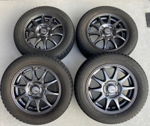 軽自動車　ホイール　スタッドレス付き　タイヤ　155/65R13