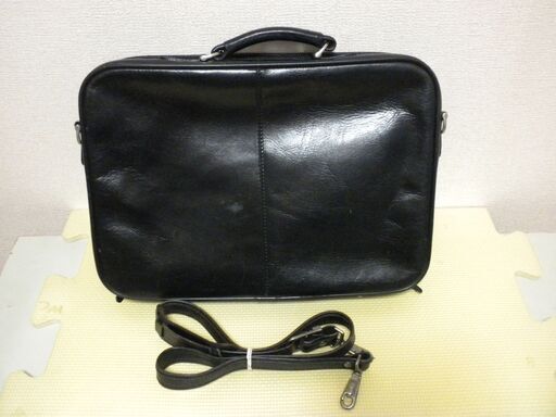 出張用　ショルダー　本革　中古