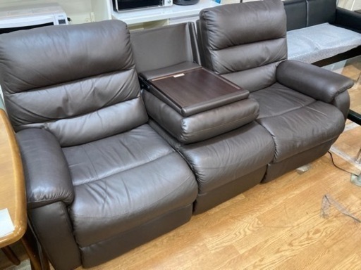 ニトリ 3人用電動リクライニングソファ ビリーバー 中古