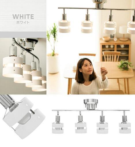 モダンデコ照明　購入1ヶ月LED付き色はホワイト　新品で購入すると本体とLEDセットで6000円程します。LEDなので節電、長寿命