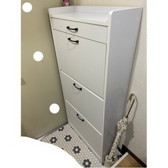 【お取引中】下駄箱　白