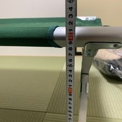 FIELDOOR アウトドアコット アルミ キャンプベッド ベンチ 折りたたみ式の画像