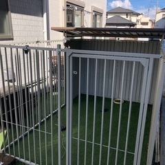 【値段交渉可能】屋外用サークル　大型犬　ケージ　ペットサークル