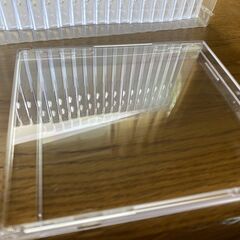 CDジュエルケース 透明 外枠のみ 100個 新品・未使用