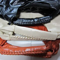 合皮バッグ　新旧3点の画像