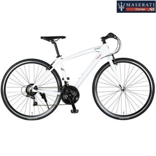 【MASERATI】クロスバイク白2019年製