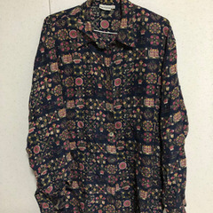 ヴィンテージ　柄シャツ