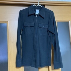 アニエスベー　ジップアップシャツジャケット