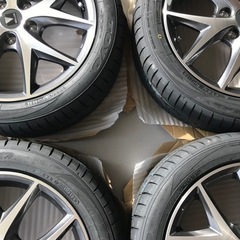 新品タイヤホイールセット17インチトヨタ純正オプション 205 50R17 ＋53 ノア ヴォクシー エスクァイア等 114.3の画像