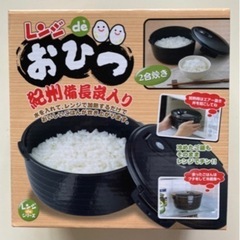 カクセー 紀州備長炭入り レンジdeおひつ