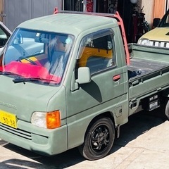 サンバートラック　距離19,000キロ　車検付き　