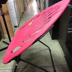新品未使用　バンジーチェア　濃ピンク　の画像