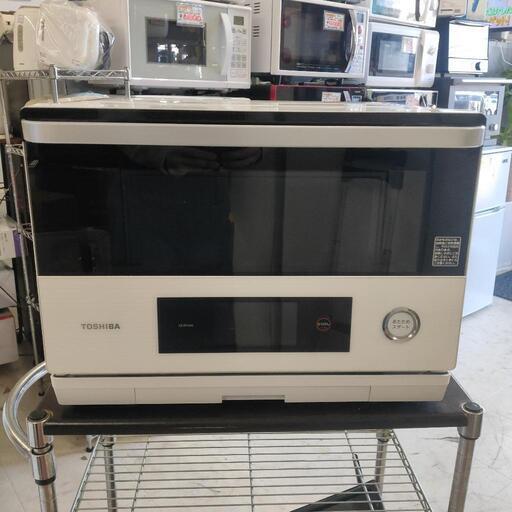 ■中古品 TOSHIBA 東芝 石窯ドーム オーブンレンジ 過熱水蒸気 ER-RD200 2018年製 ◎