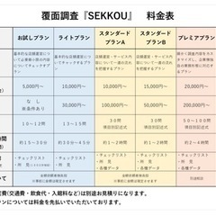 覆面調査の画像
