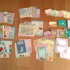 可愛い♪メモ帳、レターセット、シール等