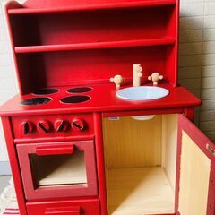 Milan 木製おままごとキッチン＆調理器具類の画像