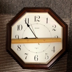 お話し中　SEIKO 掛け時計　usedの画像