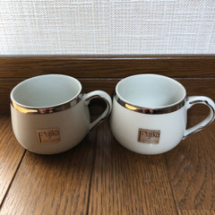 Fujikaティーカップ  2客まとめ売り  昭和  レトロ