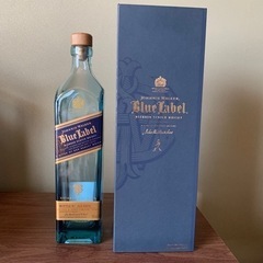ブルーラベル　Blue Label 空瓶　空箱の画像