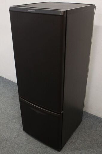 パナソニック NR-B17DW-T パーソナル冷蔵庫 168L 右開き 2ドア マットビターブラウン 2021年製 Panasonic  中古家電 店頭引取歓迎 R5300)