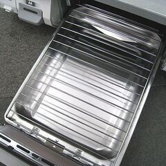 ☆ リンナイ 都市ガス 12A 13A ガステーブル 2019年製 2口 プレート付き DCM02PGW 水なし片面焼 グレー ガスコンロ ガス台 Rinnai 札幌 東区 北20条店