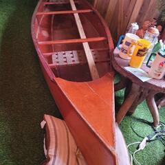 [値引]木製カヌー🛶ボート　