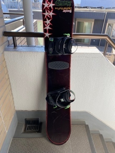 スノーボードビンディング付き、ブーツセット